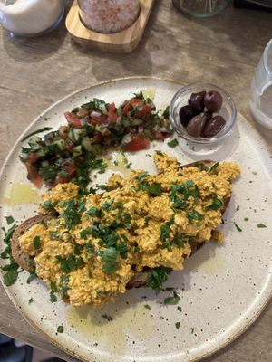 Tofu scramble😍  at The Hairy Barista in Totnes