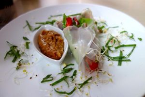 starter: spring rolls at De Eetstee in Amersfoort