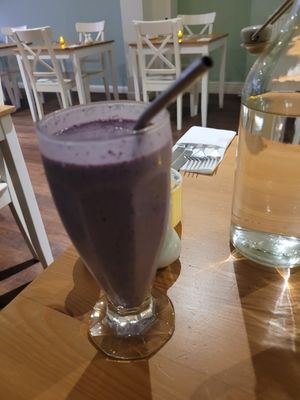 Berry Boost Smoothie at Luna's Vegan Corner in Cardiff