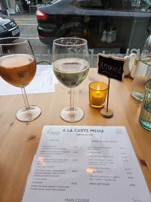 Wine! at Luna's Vegan Corner in Cardiff