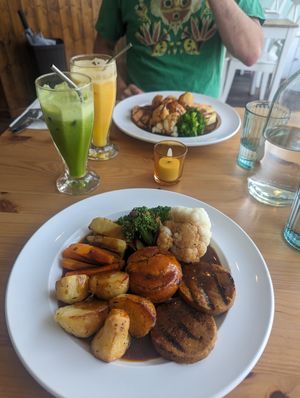Sunday roast. at Luna's Vegan Corner in Cardiff