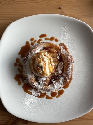 Pear and apricot tarts  at Luna's Vegan Corner in Cardiff