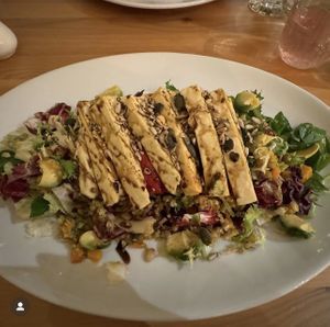 Amazing salad.  at Luna's Vegan Corner in Cardiff