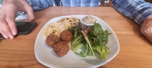 Baba ganoush at Luna's Vegan Corner in Cardiff