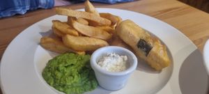 Ocean tofu at Luna's Vegan Corner in Cardiff