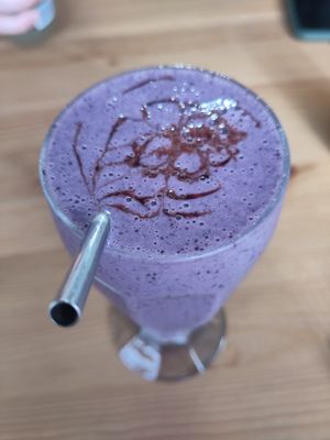 Smoothie at Luna's Vegan Corner in Cardiff