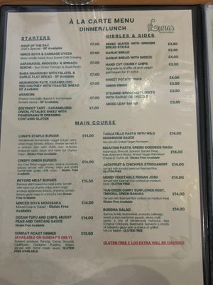  at Luna's Vegan Corner in Cardiff