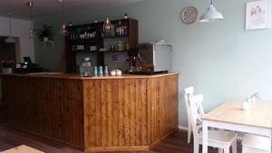 Inside at Luna's Vegan Corner in Cardiff