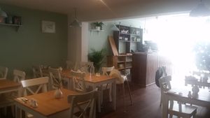 Inside at Luna's Vegan Corner in Cardiff