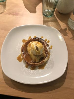Apple tart  at Luna's Vegan Corner in Cardiff