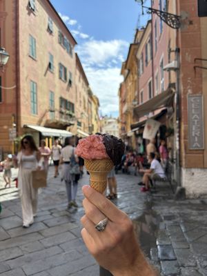   at Gelatiamoci in Sestri Levante