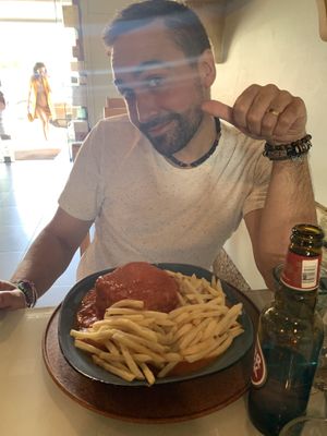 Francesinha vege at Gosto Superior in Braga