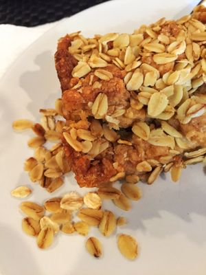 Crumble de manzana  at Gosto Superior in Braga