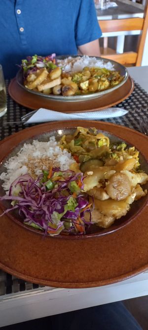 Tofu no forno com batatas at Gosto Superior in Braga