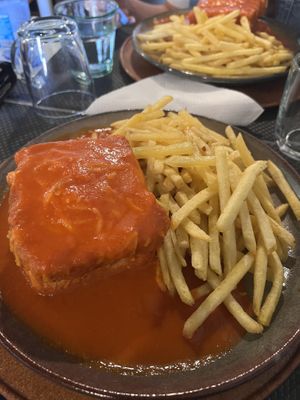 Vegan francesinha  at Gosto Superior in Braga