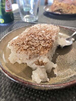 Tapioca cake with coconut milk  at Gosto Superior in Braga