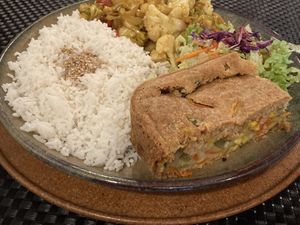 Tarte de legumes at Gosto Superior in Braga