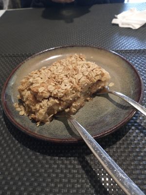 Apple crumb. Vegan. Delicious. at Gosto Superior in Braga