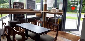 Inside at The Glass Cafe in Edinburgh