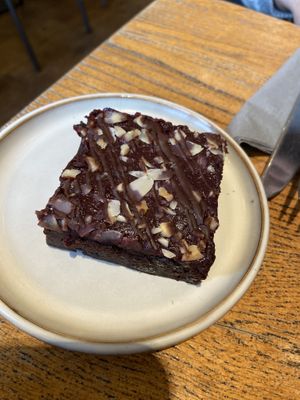 Vegan Forest brownie  at Lola's Bakery in North West London