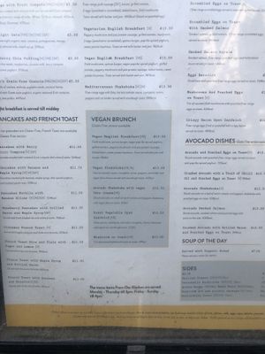 Vegan savouries  at Lola's Bakery in North West London