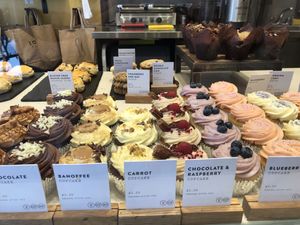 vegan cakes  at Lola's Bakery in North West London