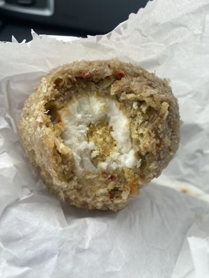 Vegan scotch egg!!!!  at Llangollen Oggie Shop & Fine Foods in Llangollen
