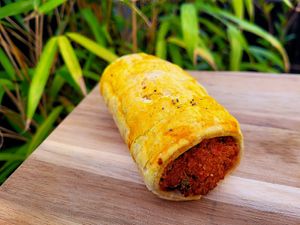 Vegan Bean Roll. at Llangollen Oggie Shop & Fine Foods in Llangollen