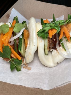 Steamed bun at Blended Bistro & Boba in Orlando
