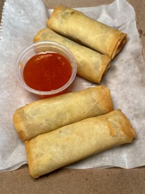 Spring rolls at Blended Bistro & Boba in Orlando