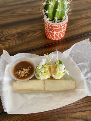 Summer roll at Blended Bistro & Boba in Orlando