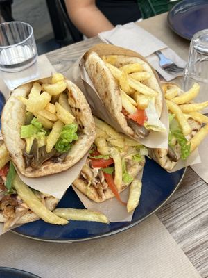   at Allas Souvlaki & More in Paros