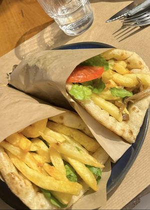   at Allas Souvlaki & More in Paros