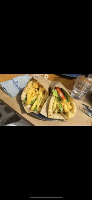   at Allas Souvlaki & More in Paros