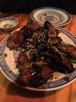 Aubergines (Eggplant) at Petit Bao in Paris