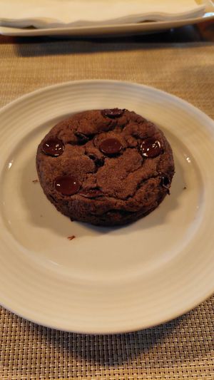 Chocolate cookie at bee.o in Curitiba