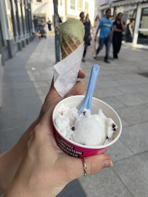 Matcha and bounty vegan   at Palazzo Sandro in Landau