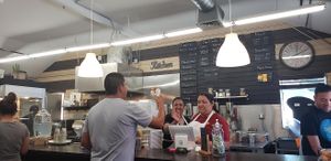 Counter  at Churros Tinoco in East Dundee