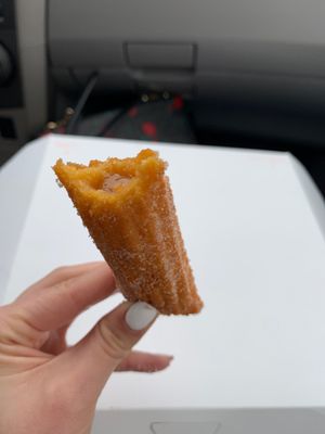 Apple churro at Churros Tinoco in East Dundee
