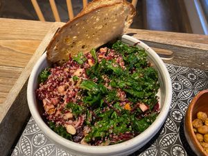 Kale and quinoa salad  at VAST Cali Eatery in Taipei