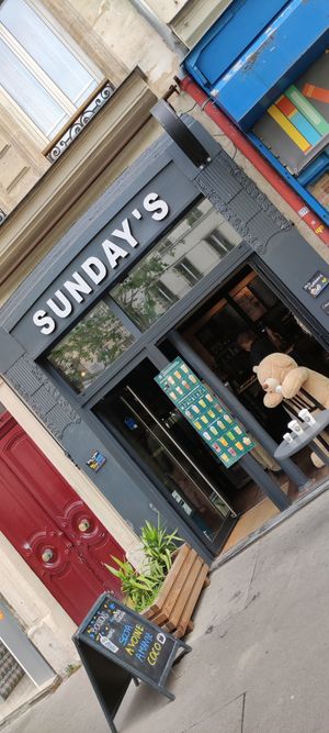 Facade at Sunday's Coffee in Paris