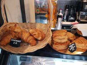 Fresh baked goodies at Sunday's Coffee in Paris