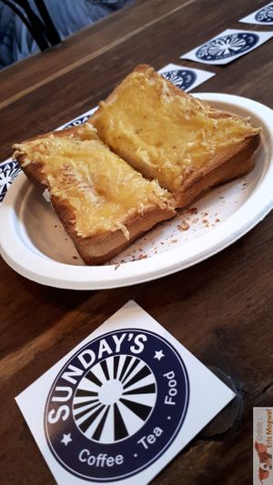 Croque monsieur at Sunday's Coffee in Paris