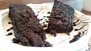 Chocolate cake at Sunday's Coffee in Paris