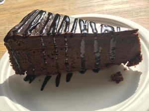 Chocolate cake 5€ at Sunday's Coffee in Paris