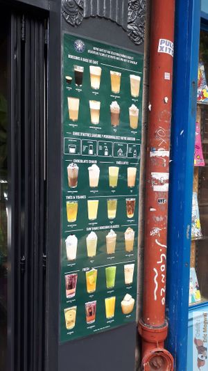 Drinks at Sunday's Coffee in Paris
