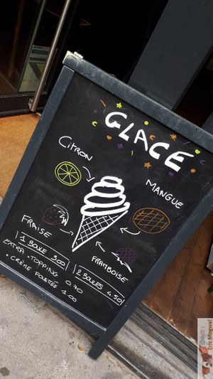 Ice cream at Sunday's Coffee in Paris