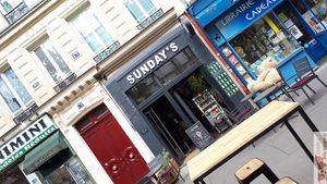 Facade at Sunday's Coffee in Paris
