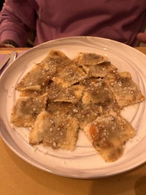 Ravioli al brasato di seitan  at Circolo Arci Impatto Zero in Pavia