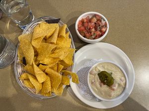 Vegan queso blanco   at The Pepper Sisters in Bellingham